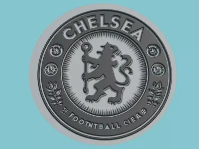 Chelsea Medallion Football 3D print model