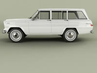 Jeep Wagoneer 1963 3D model