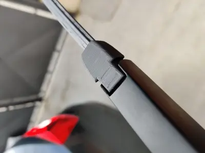 Rear wiper blade retainer clip 3D print model