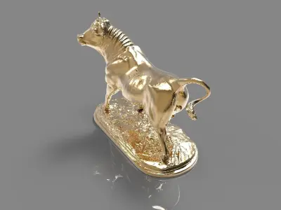 Bull  Animal 3D print model