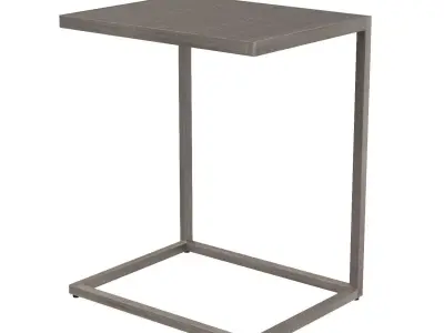 Cutler C Table in Antique Pewter 3D model