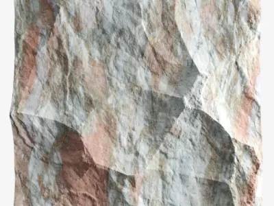 79-RockPanel sandstone rock wall art 3D model