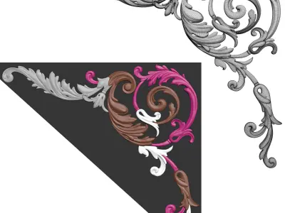 Decorative Ornamental 27 3D model