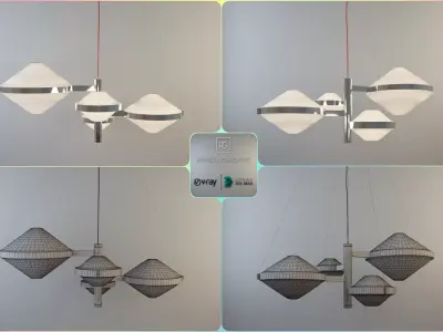 VELASCA PENDENT LIGHT  3D Model 3D model