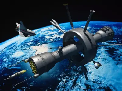 Space-Station - Bob McCall Style Free 3D model