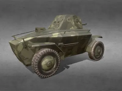 39M Csaba Low-poly 3D model