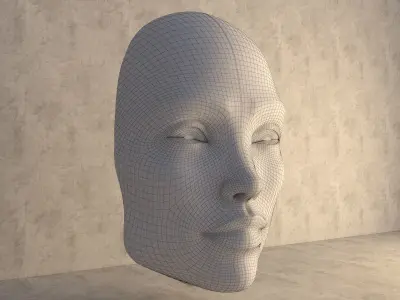 Parametric face 3D model