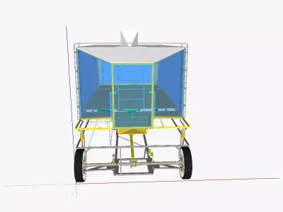 AT minivan EM 3D model