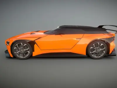 Subaru Viziv GT Low-poly 3D model