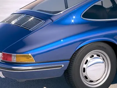  Porsche 911 901 coupe 1964 3D model