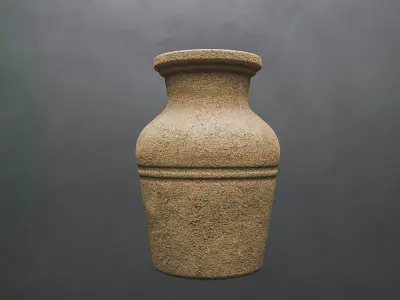 Ancient Vase  Low-poly 3D model
