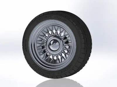 Custom wheels American Racing VF554 Eldo 18inch for scale model 3D print model