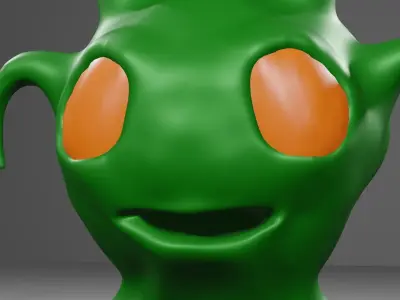 Alian charater 3D model