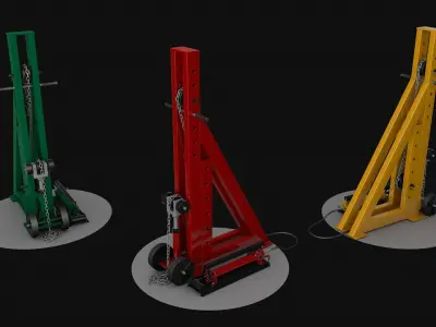 Car Body Repair high poly 3D model