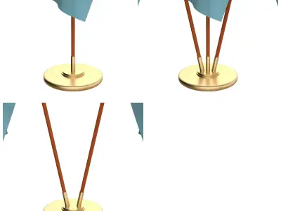Guatemala Flag Pack 3D model