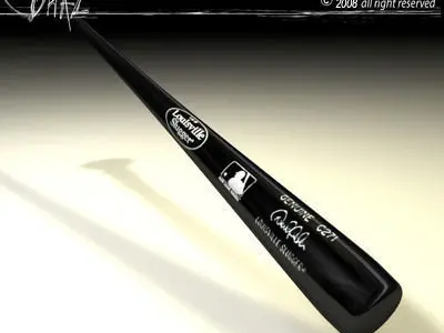 Baseball bat 3D model