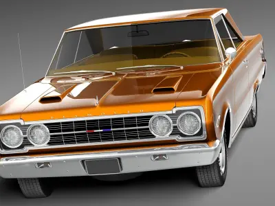Plymouth GTX 1967 3D model