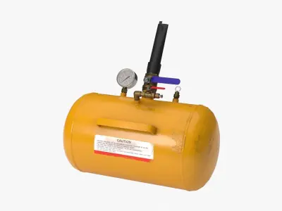 Tire Blaster Tools Low-poly 3D model