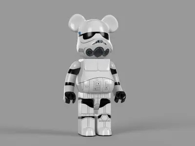 Bearbrick Star Wars Stormtrooper  3D model
