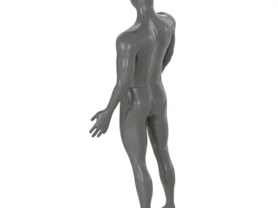 Male Abstract Mannequin 90 3D model