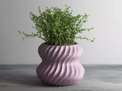 vase pot planter 3d print c09  3D print model