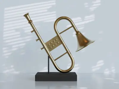 Decorative Musical Instrument 3D model