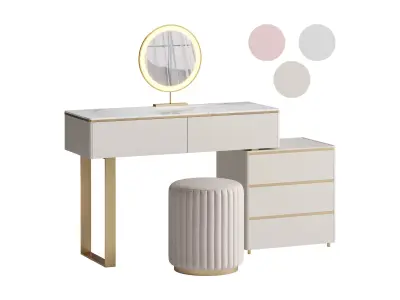 Coiffeuse Christean 3D model