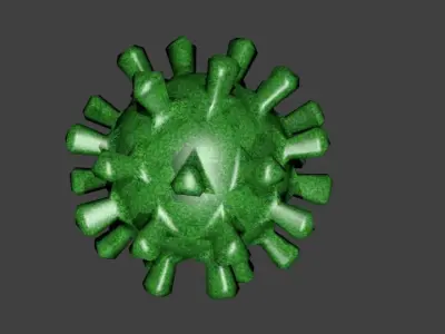 VIRUS COVID Free 3D model