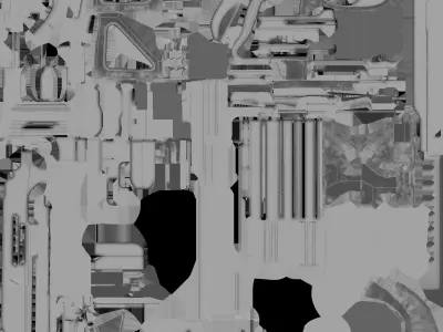 sci-fi-smg-gun-free 3D model