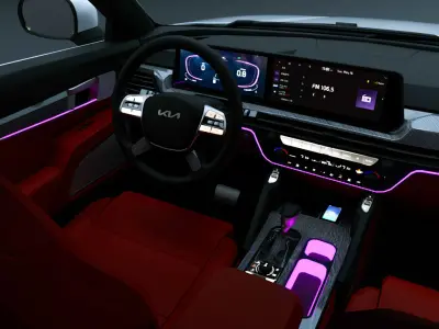 2025 Kia Telluride S 3D model