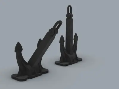 Ship Anchor PM 3D model