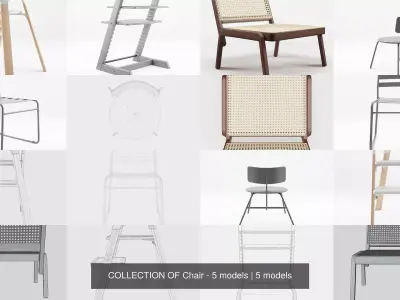 COLLECTION OF Chair - 5 models