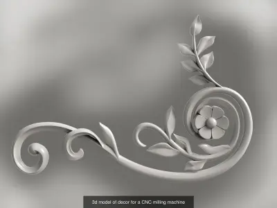 3d models of furniture and wall decorations for CNC machine 3D Model Collection