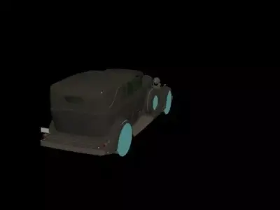 CADILLAC vintage car Free 3D model