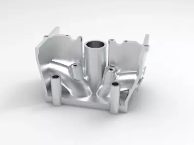 Car or Motorcycle  Engine Cylinder Head 3D print model