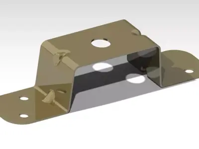 Z-Shaped Mounting Bracket  3D print model