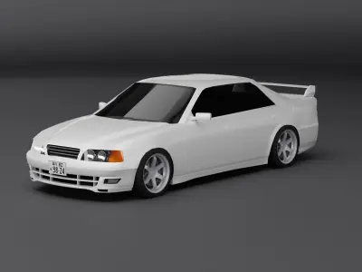 Toyota Chaser Free low-poly 3D model