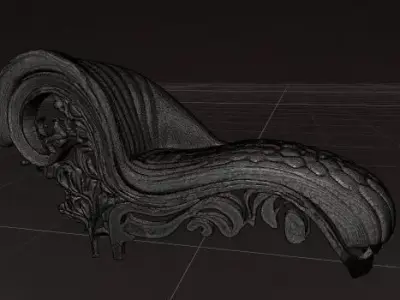 Chaise Royale Royal Chaise Lounge 3D model