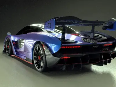 Mclaren - senna 3D model