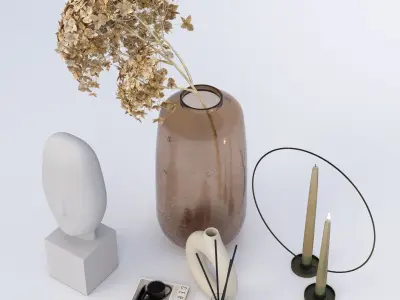 Decorative set 006 3D model