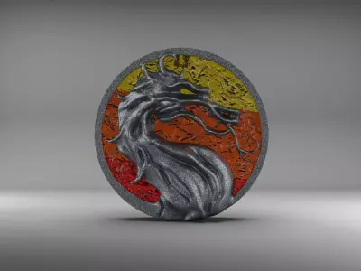 Mortal Kombat Wall Hanger  3D print model