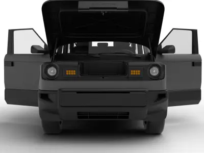 Slate Truck SUV 2027 HQ 3d model 3D model