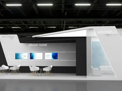 Exhibition Booth Stand stall 3D model 3D model buy