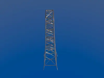 Pylon Tower Low-poly 3D model