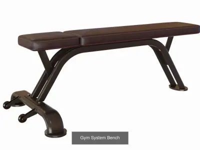 Gym System 3D Model Pack