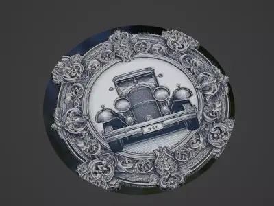 Car Pendant Medallion 3D print model