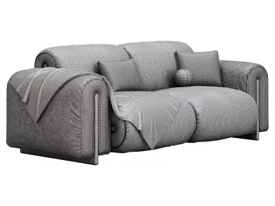 Colle Two Seater Sofa By Natuzzi 3D model