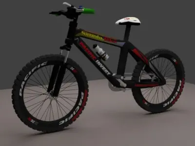 Mountain Bike v1 3D model