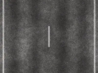 Road Segment Free 3D model