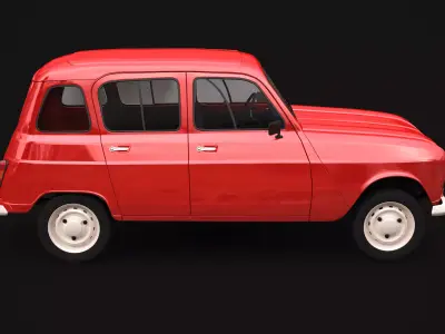 1978 Renault 4 3D model